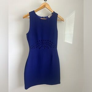 Waist cut out cocktail dress